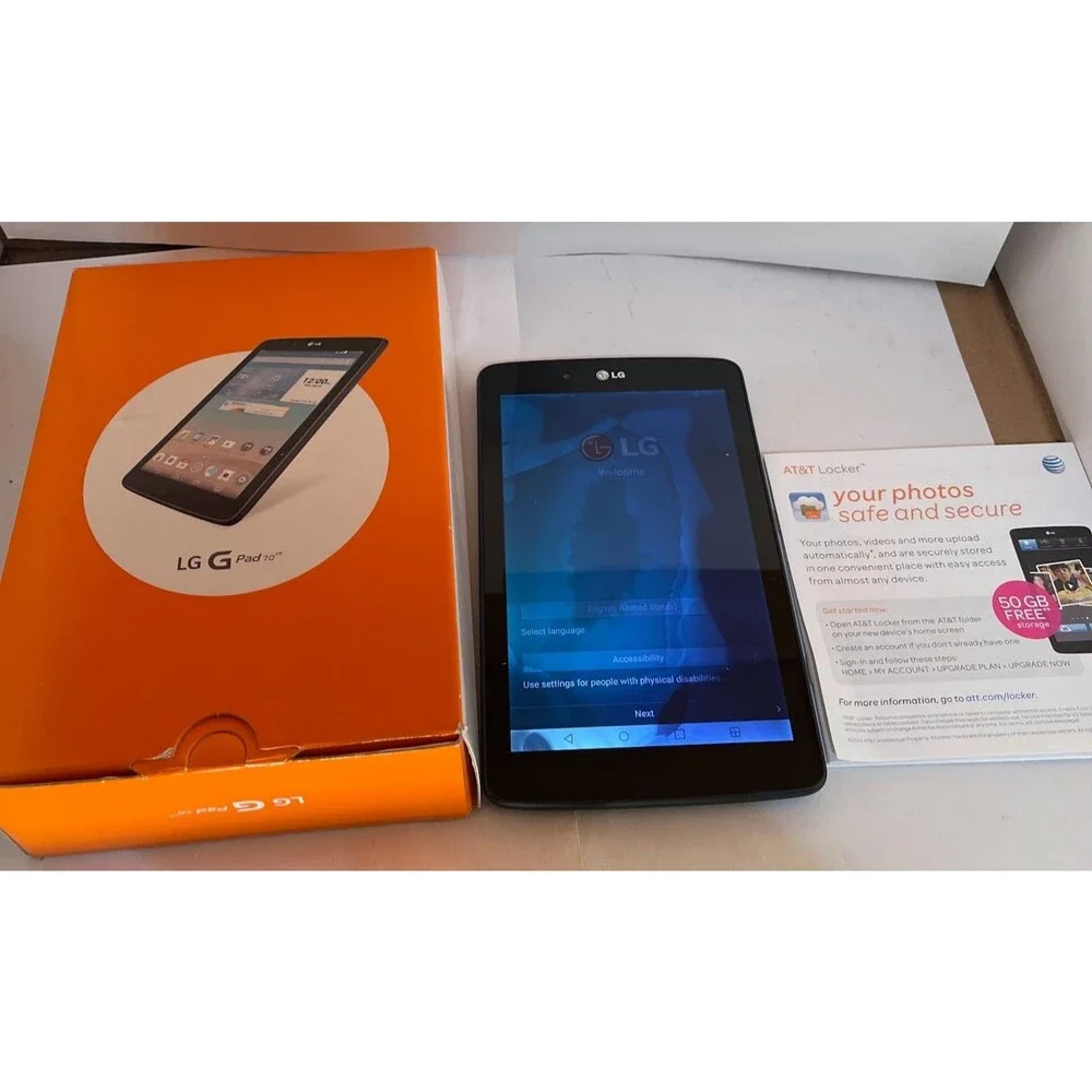 LG G Pad 7.0 LTE At&T LG-V410 16-GB Black 7